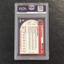 2007-08 Bowman Chrome #25 Al Jefferson Signed Card AUTO 10 PSA Slabbed Timberwolves