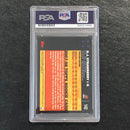 2007-08 Topps Chrome #142 DJ Strawberry Signed Card AUTO 10 PSA Slabbed Suns