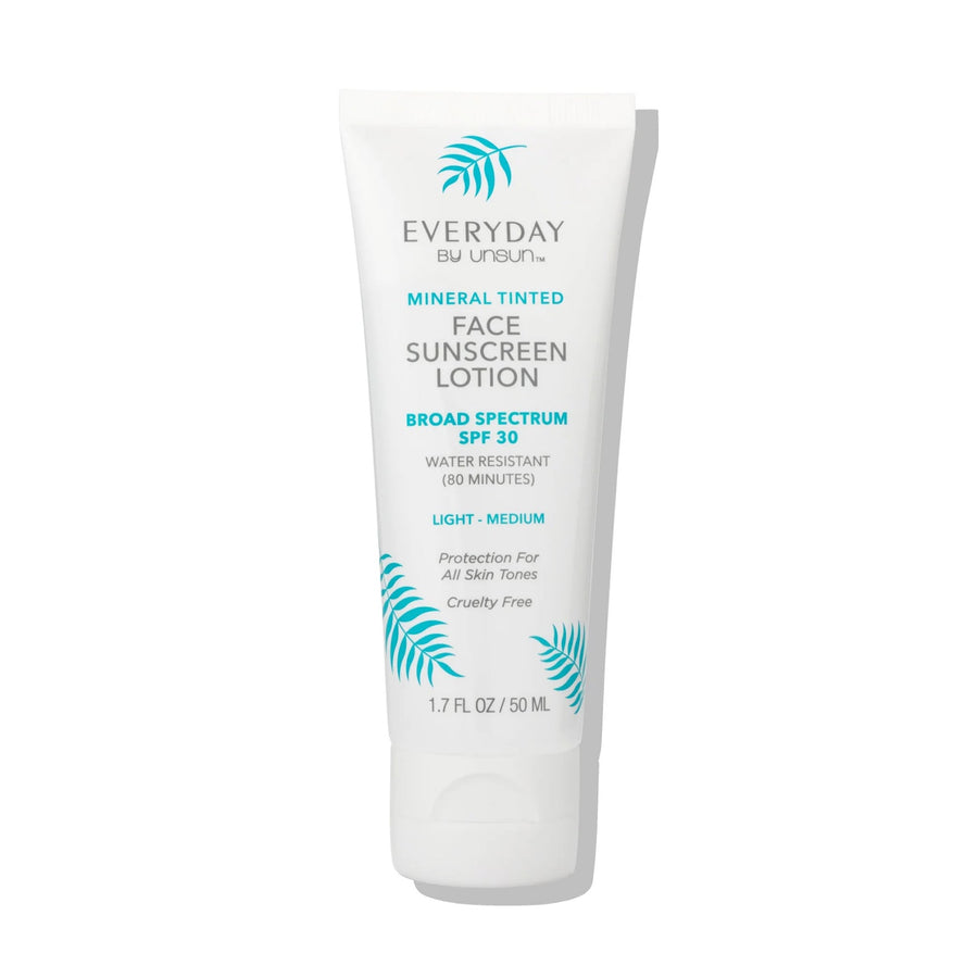 Everyday by UNSUN Mineral Tinted Face Sunscreen Lotion SPF30 LIGHT MEDIUM - New