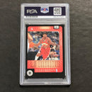2008-09 Upper Deck #31 Jason Terry Signed Card AUTO 10 PSA Slabbed Hawks