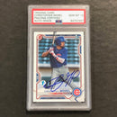 2021 Bowman 1st Edition #BFE-131 Christopher Morel Signed Card PSA Slabbed Auto 10 Cubs