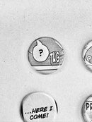 Handmade Button Badges From Recycled Manga