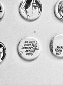 Handmade Button Badges From Recycled Manga