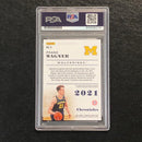 2021 Chronicles Draft Picks #9 Franz Wagner Signed Card AUTO PSA Slabbed RC Michigan