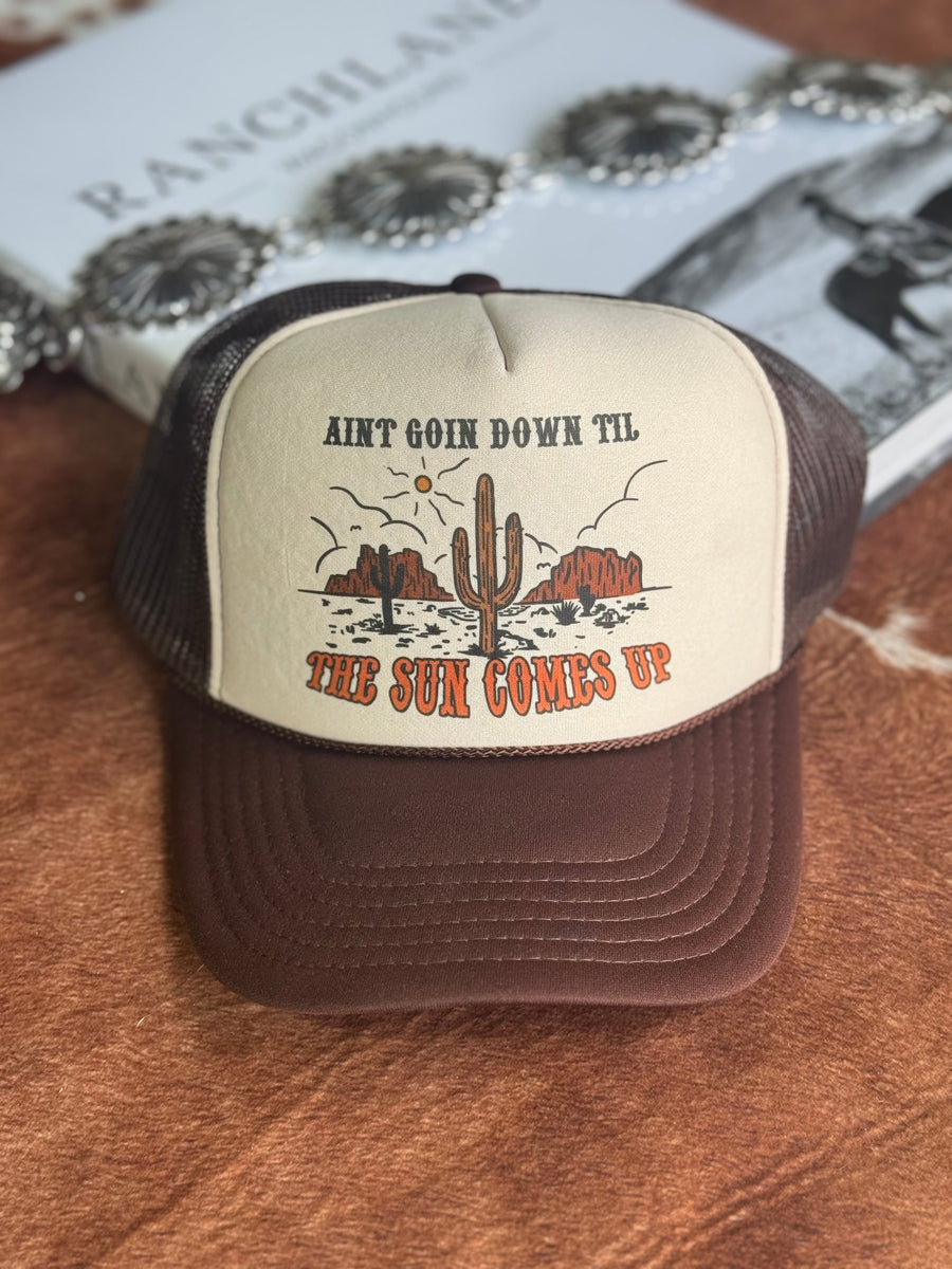 Ain't Going Down Trucker Hat