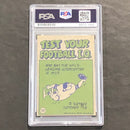 1971 Pro Action #131 Tom Matte Signed Card AUTO PSA Slabbed Baltimore Colts