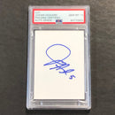 Juwan Howard Signed Cut AUTO 10 PSA/DNA Slabbed Rockets
