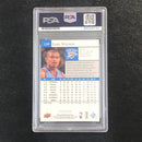 2009-10 Upper Deck Basketball #139 Earl Watson Signed Card AUTO PSA Slabbed Thunder