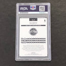 2016-17 NBA Hoops #5 Ish Smith Signed Card AUTO PSA Slabbed Pistons