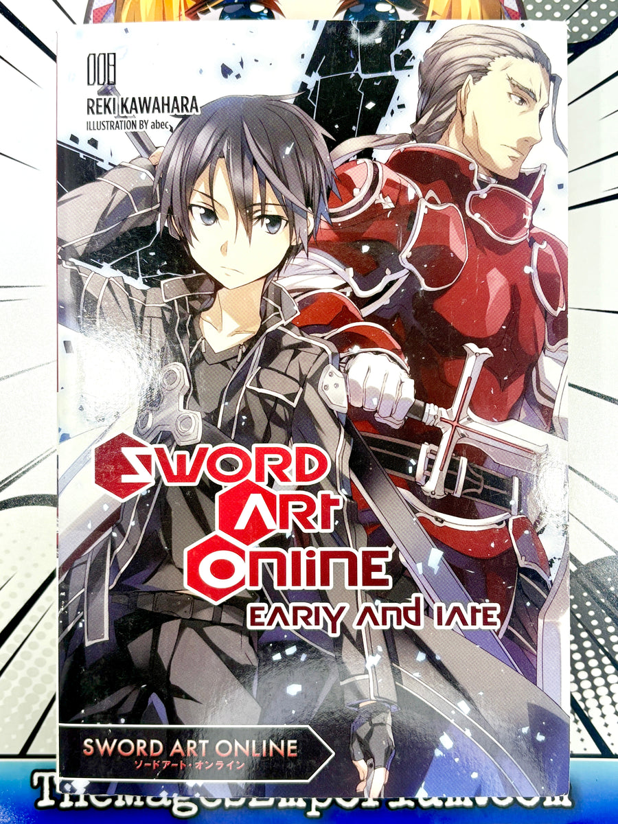 Sword Art Online Early And Late Vol 8 Light Novel DAMAGED