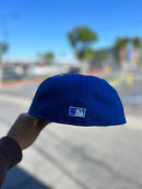 Los Angeles Dodgers Script Light Royal / Pinot Red 5950