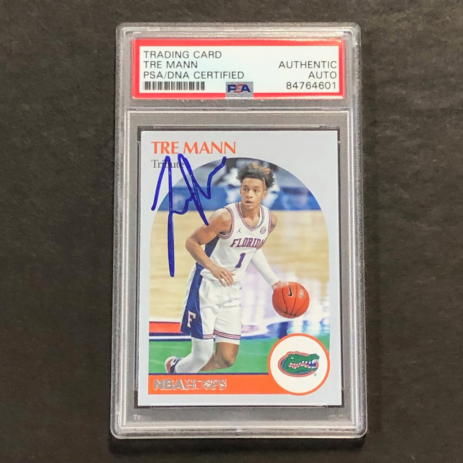 2021 Panini Chronicles Draft Picks #71 Tre Mann Signed AUTO 10 PSA Slabbed Florida