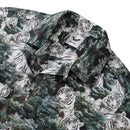 Hawaiian Shirt For Men Mighty Beast in the Pines Shirt Camp Collar 100% Cotton