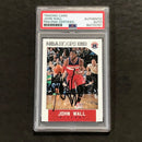 2015-16 NBA Hoops #203 John Wall Signed Card AUTO PSA Slabbed Wizards