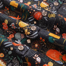 Men's Hawaiian Shirt The Secret Garden Print By Lucille Pattern Cotton Button-down Short Sleeve Aloha Shirt