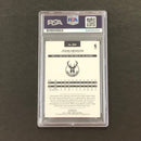 2016-17 NBA Hoops #164 John Henson Signed Card AUTO PSA Slabbed Bucks