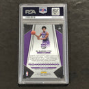 2017-18 Panini Hyper Prizm #24 De'Aaron Fox Signed Auto 8 PSA RC