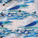 Hawaiian Shirt For Men Umezawa Manor in Sagami Province Shirt Camp Collar 100% Cotton