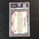 2020 Topps Chrome WWE # 71 Angelo Dawkins Signed Card PSA Slabbed Auto