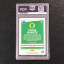 2021-22 Panini Chronicles Draft Picks #43 Chris Duarte Signed Card AUTO PSA slabbed Oregon