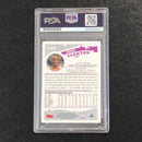 2005-06 Topps #124 SPEEDY CLAXTON Signed Card Auto PSA Slabbed Hornets