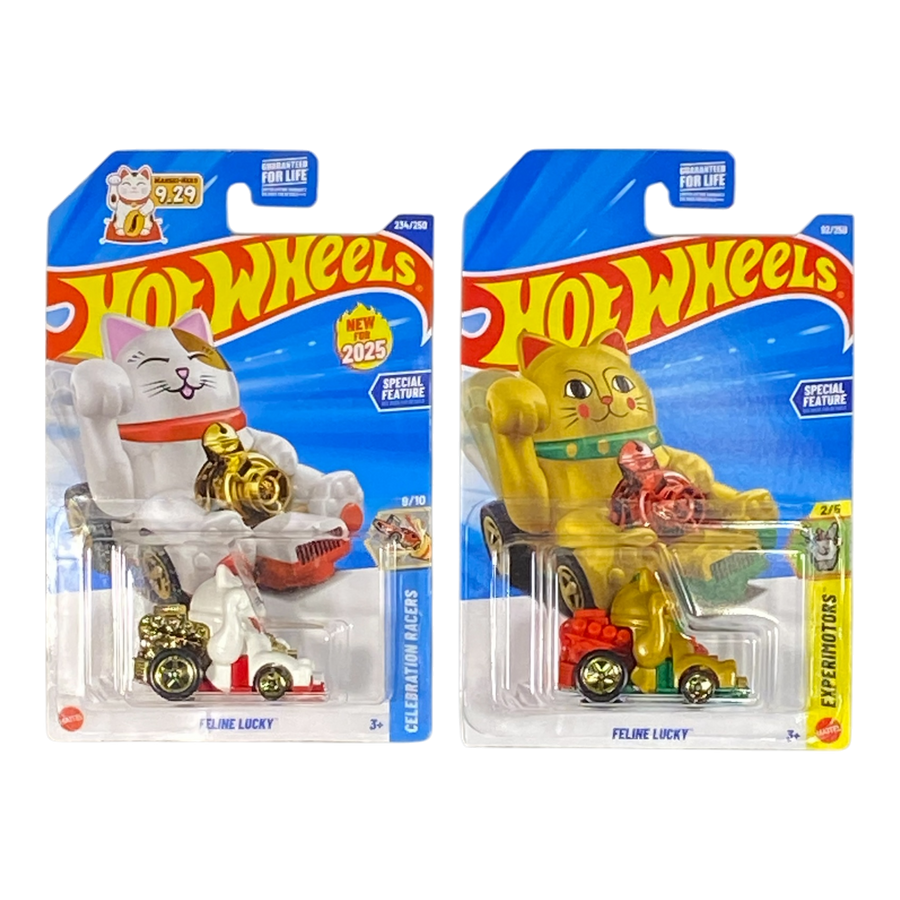 Hot Wheels Feline Lucky | Both Color Variations