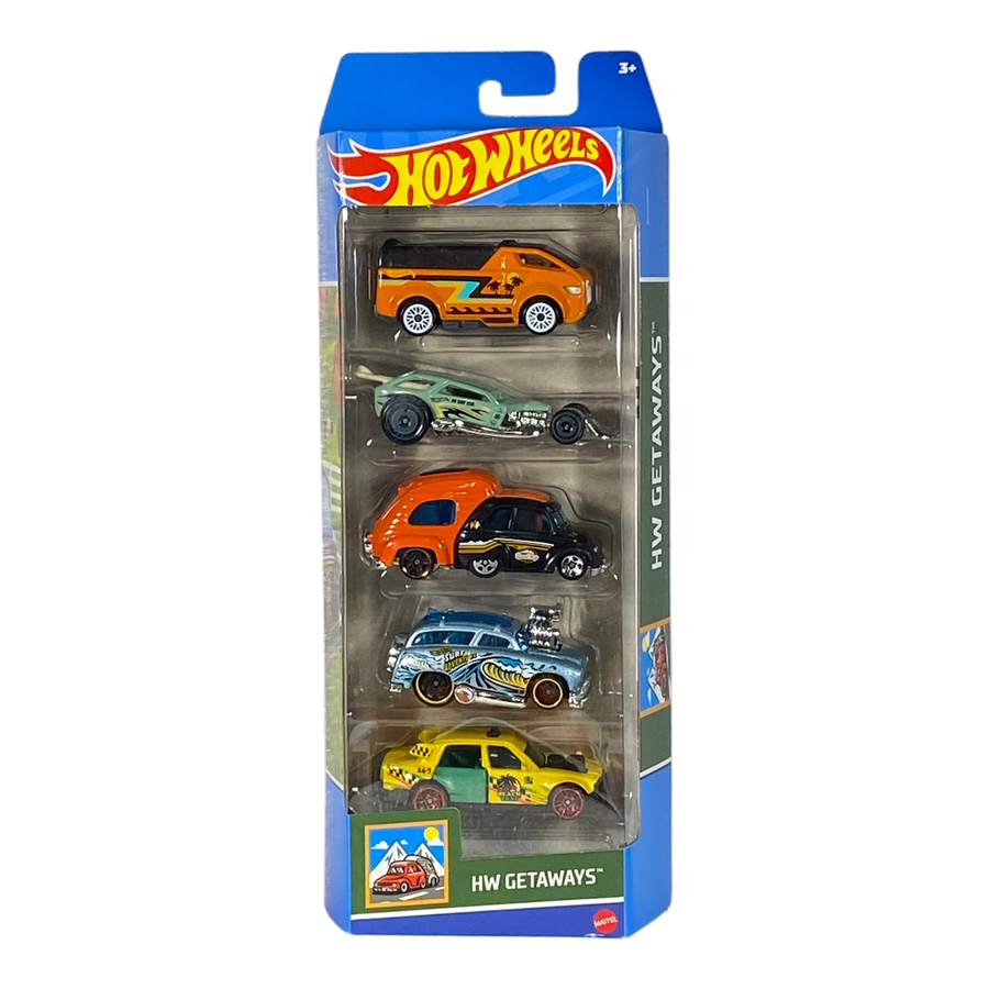 Hot Wheels 5 Pack Set | HW Getaways