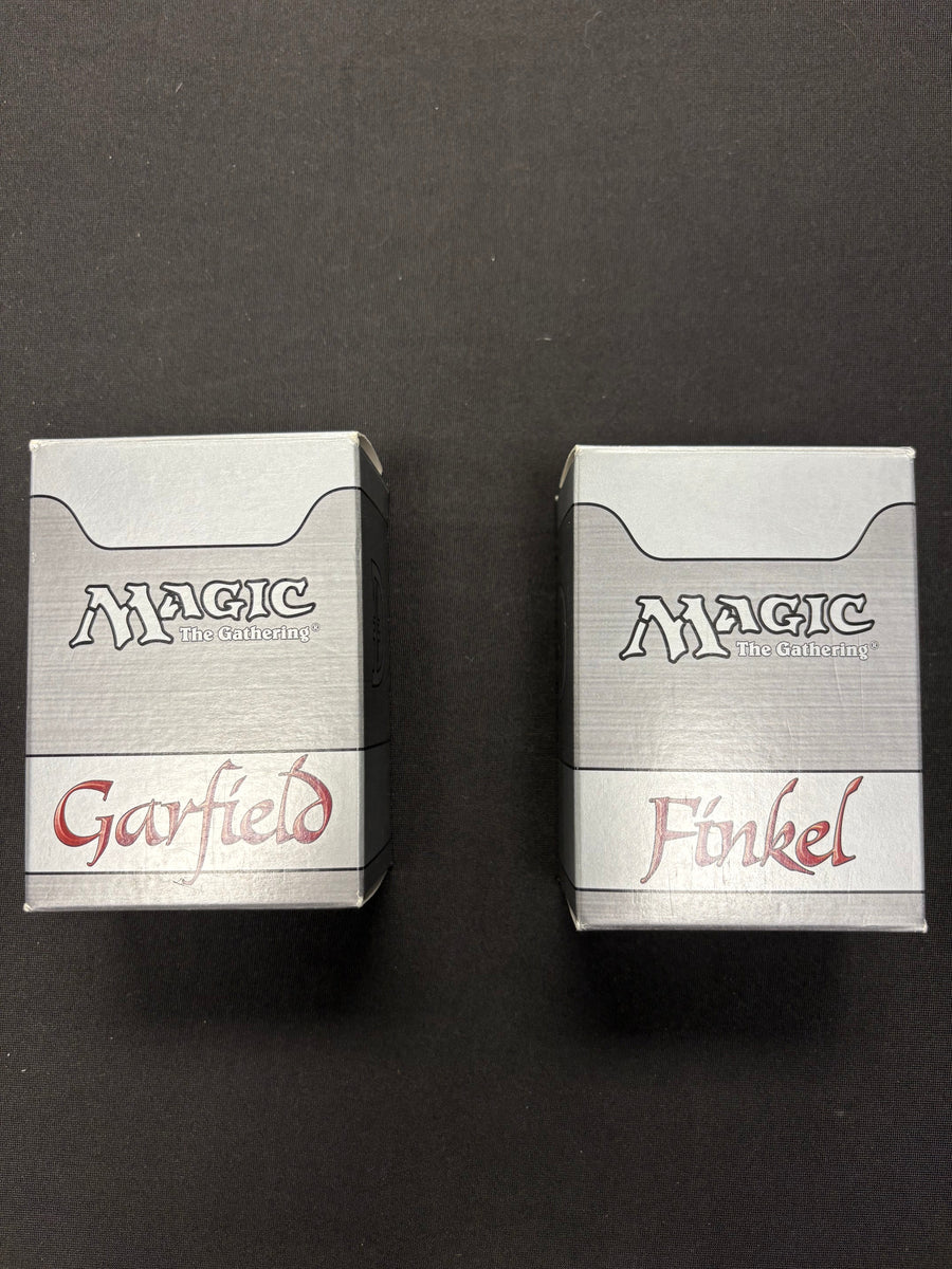 Deckmasters: Garfield vs. Finkel — opened, complete decks only
