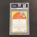 2021 Chronicles NBA Hoops #62 Kai Jones Signed AUTO PSA Slabbed Texas