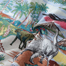 Hawaiian Shirts For Men Vintage Cretaceous Dinosaur Print Shirt