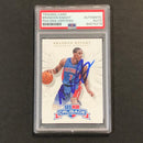 2012-13 Panini Crusade #90 Brandon Knight Signed Card AUTO PSA Slabbed Pistons