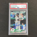 2018 TOPPS PRO DEBUT #153 Jazz Chisholm Signed Card PSA Slabbed Auto Marlins