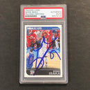 2014-15 NBA Hoops #202 Serge Ibaka Signed Card AUTO PSA Slabbed Thunder