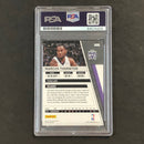 2010-11 Panini Season Update #186 Marcus Thornton Signed Card AUTO PSA Slabbed Kings