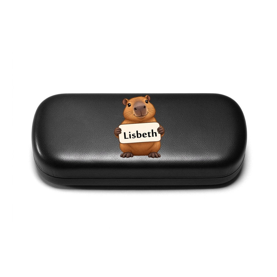 Personalized Capybara Glasses Case with Name - Add your Name