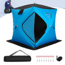 Portable 2 Person Ice Shanty with Cotton Padded Walls
