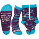 If You Can Read This Bring More Wine Unisex Socks