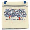 I'm A Country Girl  Funny Cooking and BBQ Apron 2 Pockets Adjustable Strap 100% Cotton | BlueQ at GetBullish