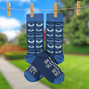 I'm Not Sleeping I'm Just Resting My Eyes Socks | Sleepy Tired Eyes Novelty Socks