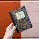 I'm The Boss Rustic Printed Journal | Lays Flat | Printed with Designs from Actual Vintage Books