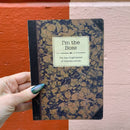 I'm The Boss Rustic Printed Journal | Lays Flat | Printed with Designs from Actual Vintage Books