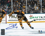 Pavel Zacha 2023 Winter Classic Action Boston Bruins Autographed 8" x 10" Hockey Photo