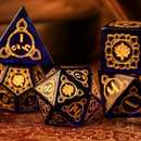 Indian Blue Glass Dice Set - Dice Around the World Collection