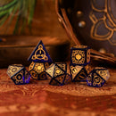 Indian Blue Glass Dice Set - Dice Around the World Collection
