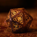 Indian, Indian Agate Stone Dice Set - Dice Around the World Collection