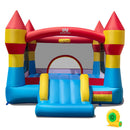 Inflatable Bounce House with Slide & Basketball Hoop
