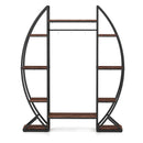 Indoor Plant Stand 63" Tall 10-Tier Corner Metal Plant Shelf Large Flowerpot Holder-Brown