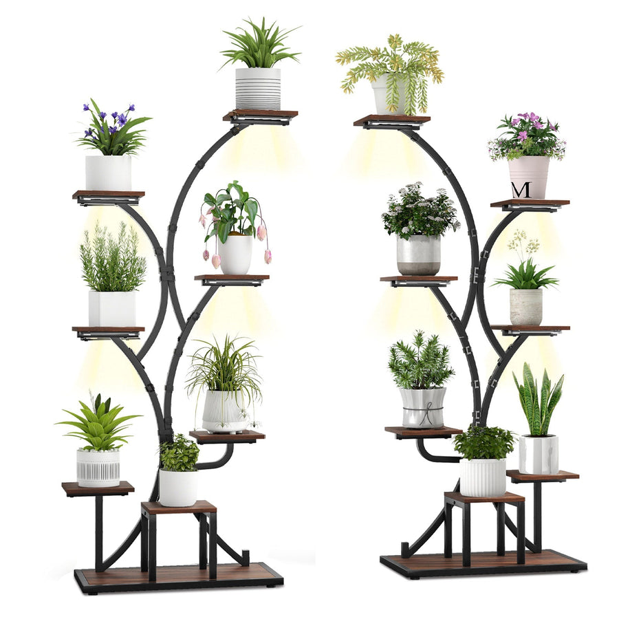 Indoor Plant Stand with Grow Lights 58