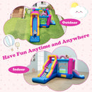 Inflatable Bounce House with Slides and Basketball Hoop (with 750W Blower)