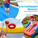 Inflatable Bounce House with Slide & Basketball Hoop